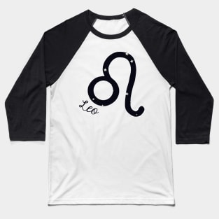 Starry Leo Symbol Baseball T-Shirt